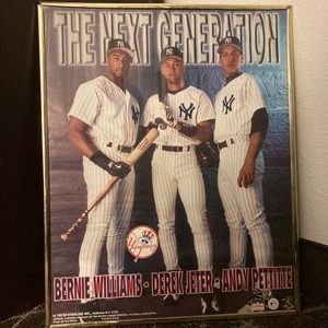 Derek Jeter, Bernie Williams, Andy Pettitte 1997